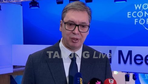 VAŠ POSAO JE DA DRŽITE ČASOVE I UČITE DECU Predsednik Vučić iz Davosa o početku drugog polugodišta u školama VAŠ POSAO JE DA DRŽITE ČASOVE I UČITE DECU Predsednik Vučić iz Davosa o početku drugog polugodišta u školama