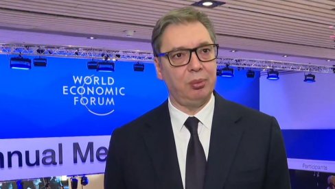 VUČIĆ IZ DAVOSA O RAZREŠENJU SUKOBA U UKRAJINI: Ako Tramp postigne primirje, svi da mu dignemo spomenik VUČIĆ IZ DAVOSA O RAZREŠENJU SUKOBA U UKRAJINI: Ako Tramp postigne primirje, svi da mu dignemo spomenik