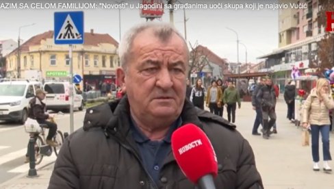DOLAZIM SA CELOM FAMILIJOM: Novosti u Jagodini sa građanima uoči skupa koji je najavio Vučić (VIDEO) DOLAZIM SA CELOM FAMILIJOM: Novosti u Jagodini sa građanima uoči skupa koji je najavio Vučić (VIDEO)