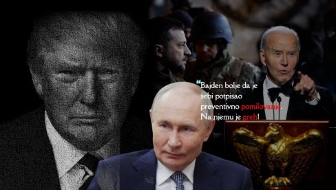 TRAMP: Zelenski je trebalo da se preda Rusima! Oni su VEĆ MRTVI, gradovi su ruševine, a Bajden je sam sebi trebalo da potpiše POMILOVANJE TRAMP: Zelenski je trebalo da se preda Rusima! Oni su VEĆ MRTVI, gradovi su ruševine, a Bajden je sam sebi trebalo da potpiše POMILOVANJE