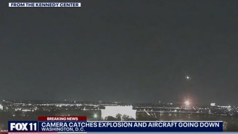 SNIMAK PADA AVIONA U VAŠINGTONU: Letelica se sudarila sa američkim vojnim helikopterom (VIDEO) SNIMAK PADA AVIONA U VAŠINGTONU: Letelica se sudarila sa američkim vojnim helikopterom (VIDEO)