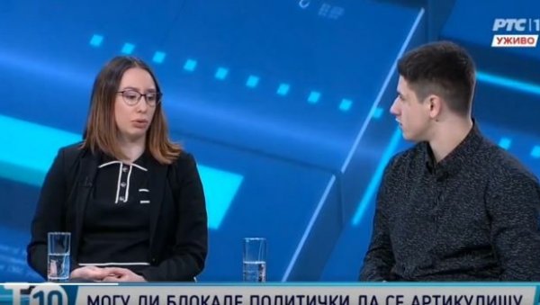 Студент медицине за просеком 10 поставио на место блокадерку (ВИДЕО) Студент медицине за просеком 10 поставио на место блокадерку (ВИДЕО)