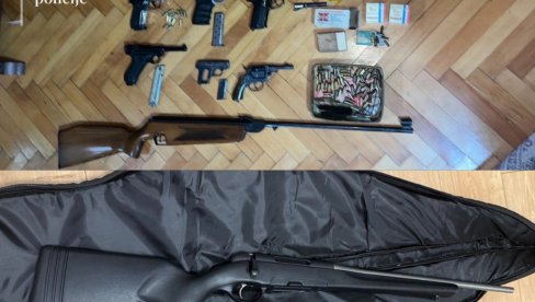 POLICIJSKA AKCIJA U PODGORICI I DANILOVGRADU:Uhapšene dve osobe, oduzeto šest pištolja, tri puške, revolver, municija... POLICIJSKA AKCIJA U PODGORICI I DANILOVGRADU:Uhapšene dve osobe, oduzeto šest pištolja, tri puške, revolver, municija...