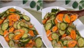 ZAČINJENA SALATA OD KRASTAVACA I ŠARGAREPE: Savršena za prilog ZAČINJENA SALATA OD KRASTAVACA I ŠARGAREPE: Savršena za prilog