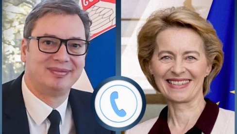 ВУЧИЋ РАЗГОВАРАО СА УРСУЛОМ ФОН ДЕР ЛАЈЕН: Надам се да ће чланице препознати наш прогрес и дати „зелено светло“ за отварање Кластера 3 ВУЧИЋ РАЗГОВАРАО СА УРСУЛОМ ФОН ДЕР ЛАЈЕН: Надам се да ће чланице препознати наш прогрес и дати „зелено светло“ за отварање Кластера 3