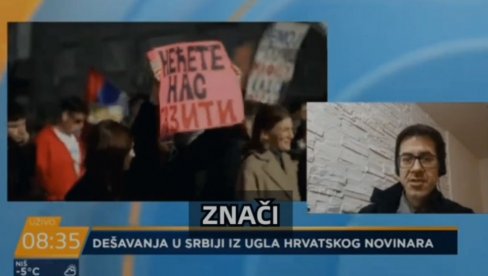 ŠOLAK POZVAO HRVATSKOG NOVINARA DA HUŠKA NA PROTESTE U SRBIJI: Napada Vučića i Brnabićevu i daje savete o daljim koracima (VIDEO) ŠOLAK POZVAO HRVATSKOG NOVINARA DA HUŠKA NA PROTESTE U SRBIJI: Napada Vučića i Brnabićevu i daje savete o daljim koracima (VIDEO)