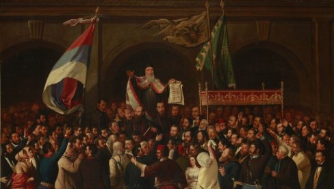 NEKA CARSTVUJU SLOGA I LJUBAV, A NE NEVERA: Govor patrijarha Josifa Rajačića na Majskoj skupštini 1848. u Sremskim Karlovcima kada je progla NEKA CARSTVUJU SLOGA I LJUBAV, A NE NEVERA: Govor patrijarha Josifa Rajačića na Majskoj skupštini 1848. u Sremskim Karlovcima kada je progla