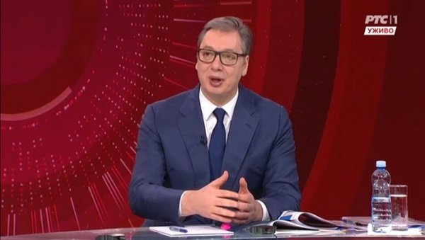 СРБИЈА ЋЕ ДА ПОБЕДИ Вучић на РТС - Мислим да ће студенти бити паметнији од неких професора СРБИЈА ЋЕ ДА ПОБЕДИ Вучић на РТС - Мислим да ће студенти бити паметнији од неких професора