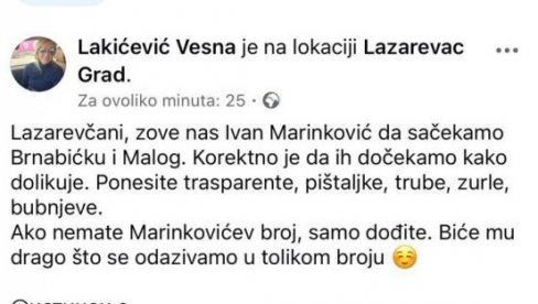 OPET POZIVI NA NASILJE: Opozicija poziva na maltretiranje i haos svakog ko ima drugačije političko mišljenje - na meti Brnabić i Mali OPET POZIVI NA NASILJE: Opozicija poziva na maltretiranje i haos svakog ko ima drugačije političko mišljenje - na meti Brnabić i Mali