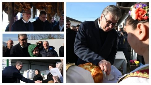 OVA PREDIVNA PORODICA JE PRIMER KAKO SE TEŠKIM RADOM NAPREDUJE Vučić sa narodom: Vidoje je odličan domaćin, a imanje prelepo OVA PREDIVNA PORODICA JE PRIMER KAKO SE TEŠKIM RADOM NAPREDUJE Vučić sa narodom: Vidoje je odličan domaćin, a imanje prelepo
