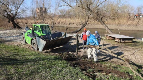 МЕШТАНИ УРЕЂУЈУ ОБАЛУ БЕГЕЈА: Радна акција становника Житишта МЕШТАНИ УРЕЂУЈУ ОБАЛУ БЕГЕЈА: Радна акција становника Житишта