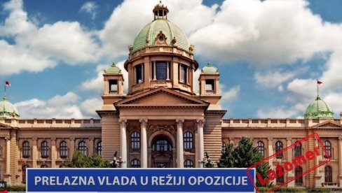 PRELAZNA VLADA U REŽIJI OPOZICIJE (VIDEO) PRELAZNA VLADA U REŽIJI OPOZICIJE (VIDEO)