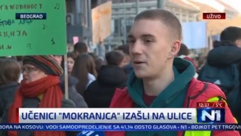 DETE, IDI UČI, TO TI FALI: Beogradski maturant želi blokadu i obustavu nastave (VIDEO) DETE, IDI UČI, TO TI FALI: Beogradski maturant želi blokadu i obustavu nastave (VIDEO)
