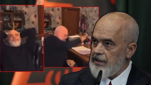 RAMA PODIVLJAO U OBRAĆANJU UŽIVO: Izudarao sto uz salvu psovki - Albanac izgubio živce (VIDEO) RAMA PODIVLJAO U OBRAĆANJU UŽIVO: Izudarao sto uz salvu psovki - Albanac izgubio živce (VIDEO)