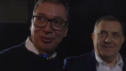 FEŠTA U BANJALUCI: Vučić zahvalan Dodiku na gostoprimstvu - Sve je divno, ali pita je pita (VIDEO) FEŠTA U BANJALUCI: Vučić zahvalan Dodiku na gostoprimstvu - Sve je divno, ali pita je pita (VIDEO)