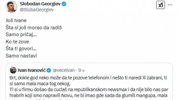 ЂИЛАСОВЦИ ПОВАДИШЕ ОЧИ ЈЕДАН ДРУГОМ: Жестока свађа Ивановића и Георгиева ЂИЛАСОВЦИ ПОВАДИШЕ ОЧИ ЈЕДАН ДРУГОМ: Жестока свађа Ивановића и Георгиева
