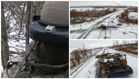 RUSKI BPLD UNIŠTAVA UKRAJINSKO VOJNO VOZILO OTPORNO NA DRONOVE (VIDEO): Pogodak uprkos ometajućim antenama RUSKI BPLD UNIŠTAVA UKRAJINSKO VOJNO VOZILO OTPORNO NA DRONOVE (VIDEO): Pogodak uprkos ometajućim antenama