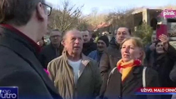ВУЧИЋ У МАЛОМ ЦРНИЋУ: Урадићемо вртић - Помоћ за водовод, канализацију, путеве... ВУЧИЋ У МАЛОМ ЦРНИЋУ: Урадићемо вртић - Помоћ за водовод, канализацију, путеве...