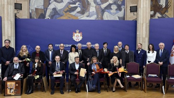 У ЗДАЊУ ПРЕДСЕДНИШТВА НА АНДРИЋЕВОМ ВЕНЦУ УРУЧЕНА ТРАДИЦИОНАЛНА ПРИЗНАЊА КПЗС: Доследно Вуковим путем У ЗДАЊУ ПРЕДСЕДНИШТВА НА АНДРИЋЕВОМ ВЕНЦУ УРУЧЕНА ТРАДИЦИОНАЛНА ПРИЗНАЊА КПЗС: Доследно Вуковим путем
