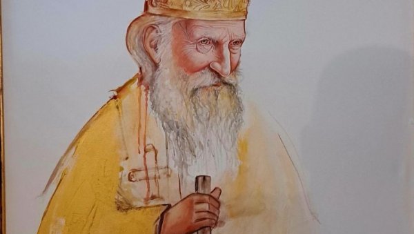 ДУХОВНИ ДИВ- ПАТРИЈАРХ ПАВЛЕ: Цртани и сликани портрети, радови Уроша Лукића ДУХОВНИ ДИВ- ПАТРИЈАРХ ПАВЛЕ: Цртани и сликани портрети, радови Уроша Лукића