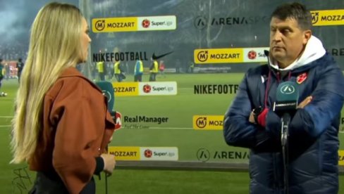ŽELEO BIH JAVNO, LIČNO TEBI... Vladan Milojević se ovako izvinio novinarki Arene sport Jovani Guzijan posle meča Železničar - Zvezda ŽELEO BIH JAVNO, LIČNO TEBI... Vladan Milojević se ovako izvinio novinarki Arene sport Jovani Guzijan posle meča Železničar - Zvezda