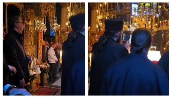 ВРЕМЕ ЈЕ ЗА УЗДРЖАВАЊЕ, ОДМЕРЕНОСТ И ПРАШТАЊЕ Вучић у цркви поводом васкршњег поста: Србија је непобедива! (ВИДЕО) ВРЕМЕ ЈЕ ЗА УЗДРЖАВАЊЕ, ОДМЕРЕНОСТ И ПРАШТАЊЕ Вучић у цркви поводом васкршњег поста: Србија је непобедива! (ВИДЕО)
