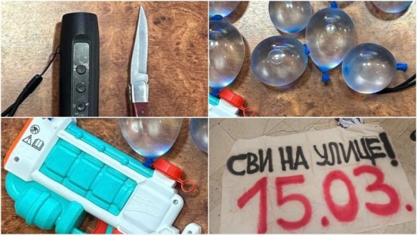 ОПОЗИЦИЈА ХТЕЛА КЛАНИЦУ У СКУПШТИНИ ГРАДА БЕОГРАДА: Нож и електро шокер - они су хтели да убију некога! Ово је тероризам (ФОТО) ОПОЗИЦИЈА ХТЕЛА КЛАНИЦУ У СКУПШТИНИ ГРАДА БЕОГРАДА: Нож и електро шокер - они су хтели да убију некога! Ово је тероризам (ФОТО)