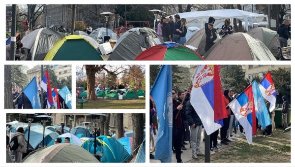 СВЕ ВЕЋИ БРОЈ СТУДЕНАТА КОЈИ ЖЕЛЕ ДА УЧЕ ПРИСТИЖЕ И ДОЛАЗИ У ПИОНИРСКИ ПАРК: Професори држе предавање испод шатора (ВИДЕО) СВЕ ВЕЋИ БРОЈ СТУДЕНАТА КОЈИ ЖЕЛЕ ДА УЧЕ ПРИСТИЖЕ И ДОЛАЗИ У ПИОНИРСКИ ПАРК: Професори држе предавање испод шатора (ВИДЕО)