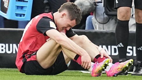 STRAŠAN UDARAC ZA LEVERKUZEN! Virc van terena nekoliko nedelja zbog povrede skočnog zgloba STRAŠAN UDARAC ZA LEVERKUZEN! Virc van terena nekoliko nedelja zbog povrede skočnog zgloba