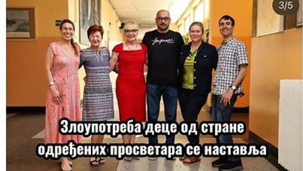 ЗЛОУПОТРЕБА ДЕЦЕ ОД СТРАНЕ ОДРЕЂЕНИХ ПРОСВЕТАРА СЕ НАСТАВЉА: Искоришћавају омладину за своје политичке циљеве (ВИДЕО) ЗЛОУПОТРЕБА ДЕЦЕ ОД СТРАНЕ ОДРЕЂЕНИХ ПРОСВЕТАРА СЕ НАСТАВЉА: Искоришћавају омладину за своје политичке циљеве (ВИДЕО)