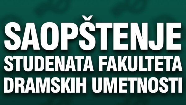 ПЛЕНУМ СТУДЕНАТА ФДУ: Снимак у ком се се позива на грађански рат је аутентичан ПЛЕНУМ СТУДЕНАТА ФДУ: Снимак у ком се се позива на грађански рат је аутентичан