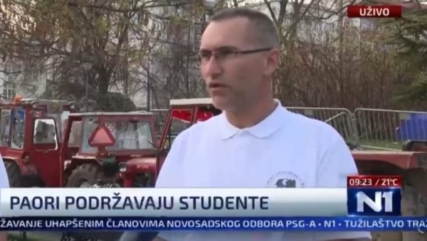 ПРЕД ПОЧЕТАК ПРОТЕСТА: Директна претња професионалног протестанта (ВИДЕО) ПРЕД ПОЧЕТАК ПРОТЕСТА: Директна претња професионалног протестанта (ВИДЕО)