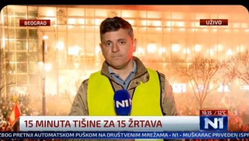 REPORTER N1 DEMANTOVAO LAŽ O ZVUČNOM TOPU: Stajao pored, a ništa nije ni video ni čuo (VIDEO) REPORTER N1 DEMANTOVAO LAŽ O ZVUČNOM TOPU: Stajao pored, a ništa nije ni video ni čuo (VIDEO)