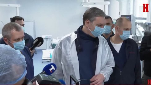 STIŽE JOŠ 12 PACIJENATA, UKUPNO 29 Vučić u UKC: Nigde u Evropi ne postoji bolja intenzivna nega, naše bolnice su vrhunski opremljene STIŽE JOŠ 12 PACIJENATA, UKUPNO 29 Vučić u UKC: Nigde u Evropi ne postoji bolja intenzivna nega, naše bolnice su vrhunski opremljene
