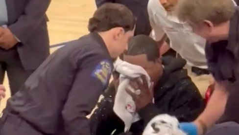 DRAMA TOKOM NBA MEČA! Trejsiju Morganu pozlilo, krvava u kolicima napustio dvoranu DRAMA TOKOM NBA MEČA! Trejsiju Morganu pozlilo, krvava u kolicima napustio dvoranu
