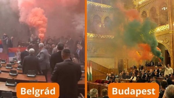 ПОНОВИЛИ СЦЕНАРИО ИЗ БЕОГРАДА: Слободарског лидера Орбана руше као и Вучића - хаос у парламенту Мађарске (ФОТО) ПОНОВИЛИ СЦЕНАРИО ИЗ БЕОГРАДА: Слободарског лидера Орбана руше као и Вучића - хаос у парламенту Мађарске (ФОТО)