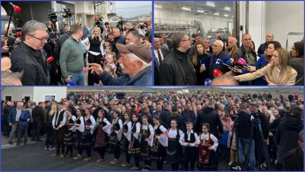 ВУЧИЋ У ЦРНОЈ ТРАВИ: Председник завршио посету Топличком и Јабланичком округу (ФОТО/ВИДЕО) ВУЧИЋ У ЦРНОЈ ТРАВИ: Председник завршио посету Топличком и Јабланичком округу (ФОТО/ВИДЕО)