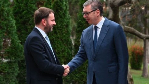 DOBAR SASTANAK SA MAKSIMOM OREŠKINOM Vučić: Potvrđena posvećenost jačanju odnosa između Srbije i Rusije u svim oblastima (FOTO) DOBAR SASTANAK SA MAKSIMOM OREŠKINOM Vučić: Potvrđena posvećenost jačanju odnosa između Srbije i Rusije u svim oblastima (FOTO)