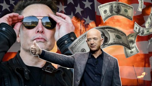 DŽABE MU SVE PARE: Skinuli se Bezos (61) i Mask (53) - jedan grmi, drugom sve visi (FOTO) DŽABE MU SVE PARE: Skinuli se Bezos (61) i Mask (53) - jedan grmi, drugom sve visi (FOTO)