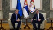 ВУЧИЋ СЕ СУТРА САСТАЈЕ СА СОРЕНСЕНОМ: Председник ће разговарати са специјалним представником ЕУ за дијалог Београда и Приштине