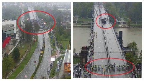 ONI MALTRETIRAJU CEO BEOGRAD: Slike koje jasno govore o tome koliko blokadera blokira Brankov most (FOTO) ONI MALTRETIRAJU CEO BEOGRAD: Slike koje jasno govore o tome koliko blokadera blokira Brankov most (FOTO)