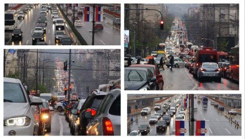 KOLAPS U BEOGRADU: Zbog blokadera velike gužve - maltretiranje Beograđana u toku (FOTO/VIDEO) KOLAPS U BEOGRADU: Zbog blokadera velike gužve - maltretiranje Beograđana u toku (FOTO/VIDEO)