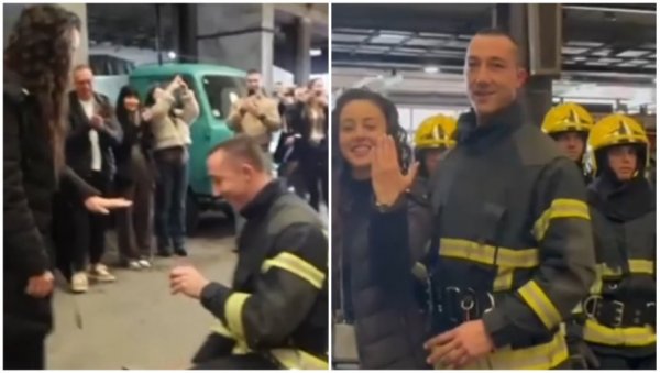 НЕВЕРОВАТНА ПРОСИДБА: Најважнији тренутак у животу поделио са колегама (ВИДЕО) НЕВЕРОВАТНА ПРОСИДБА: Најважнији тренутак у животу поделио са колегама (ВИДЕО)