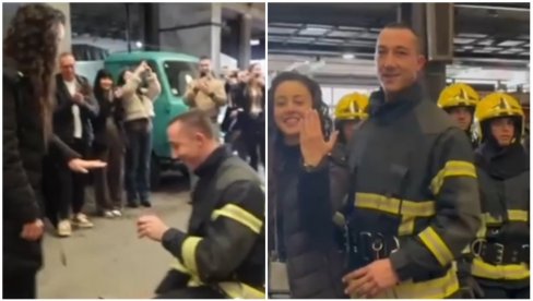 NEVEROVATNA PROSIDBA: Najvažniji trenutak u životu podelio sa kolegama (VIDEO) NEVEROVATNA PROSIDBA: Najvažniji trenutak u životu podelio sa kolegama (VIDEO)