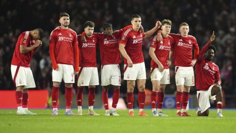 MILENKOVIĆ NA DVA KORAKA DO TROFEJA: Notingem Forest se plasirao u polufinale FA kupa