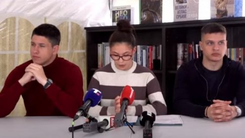 STUDENTI KOJI ŽELE DA UČE: Novi poziv rektoru Đokiću - Nadamo se da će makar sutra da shvate ozbiljnost (VIDEO) STUDENTI KOJI ŽELE DA UČE: Novi poziv rektoru Đokiću - Nadamo se da će makar sutra da shvate ozbiljnost (VIDEO)