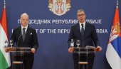 SRBIJA I MAĐARSKA POTPISALE VAŽAN SPORAZUM O VOJNOJ SARADNJI Vučić: Za ovu godinu dogovoreno 79 aktivnosti (VIDEO) SRBIJA I MAĐARSKA POTPISALE VAŽAN SPORAZUM O VOJNOJ SARADNJI Vučić: Za ovu godinu dogovoreno 79 aktivnosti (VIDEO)
