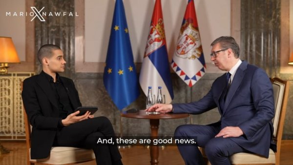 ЦЕО ИНТЕРВЈУ ВУЧИЋА МАРИЈУ НАУФАЛУ: Председник Србије о НАТО агресији, протестима, геополитици... ЦЕО ИНТЕРВЈУ ВУЧИЋА МАРИЈУ НАУФАЛУ: Председник Србије о НАТО агресији, протестима, геополитици...