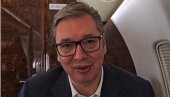 VUČIĆ SE HITNO OGLASIO IZ AVIONA: Stigla mi je fantastična vest od Đorđe Meloni (VIDEO)