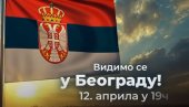 MORAMO DA VRATIMO OTETU DRŽAVU Vučić poručio narodu - Vidimo se u Beogradu 12. aprila u 19 časova! (VIDEO)